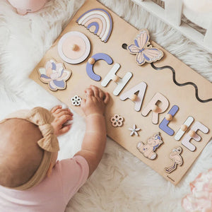 Custom Name Montessori Wooden Board