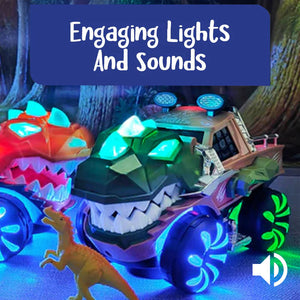 Interactive LED Dinosaur Chariot Toy