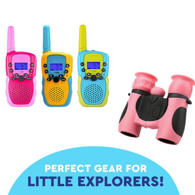 Kids Walkie Talkie 3 Piece Set Little Learners Toys