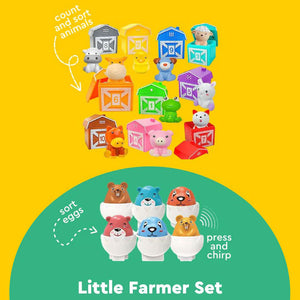 Montessori Farm Animals Counting & Sorting Set